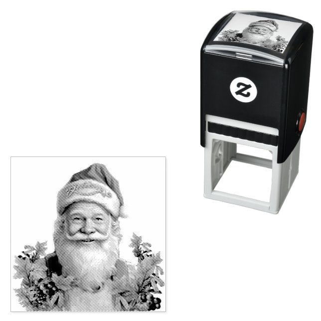 Santa Claus Saint Nicholas Weihnachtsfeiern Permastempel (Beispiel)