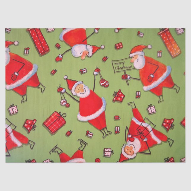 Santa Claus Seidenpapier (Vorderseite)