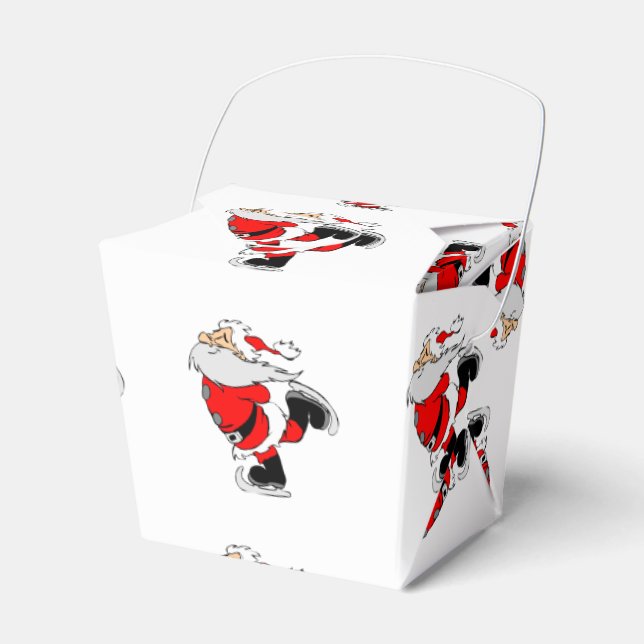 Santa Claus Skaten Geschenkschachtel (Vorderseite)