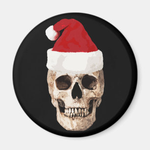 Santa Claus Skull - Weihnachten ist tot Magnet