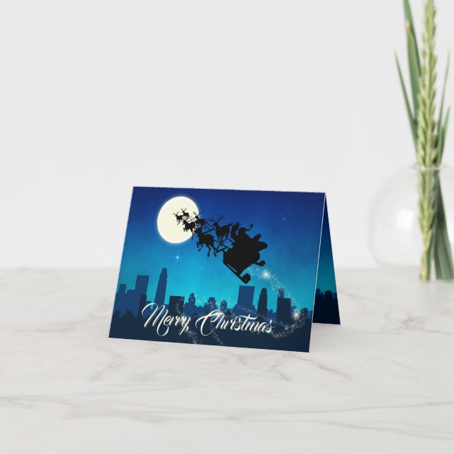 Santa Claus Sleigh Weihnachten (Vorderseite)