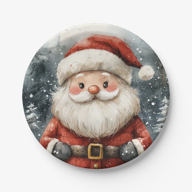 Santa Claus Snowfall Paper Teller (Vorderseite)