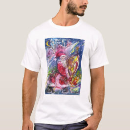 SANTA CLAUS SPIELEN HARP Musikalische Weihnachtsna T-Shirt