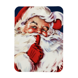 Santa Claus Sprichwort SH-H-H Magnet