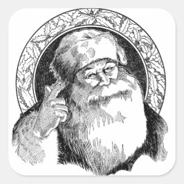 Santa Claus SQUARE STICKER