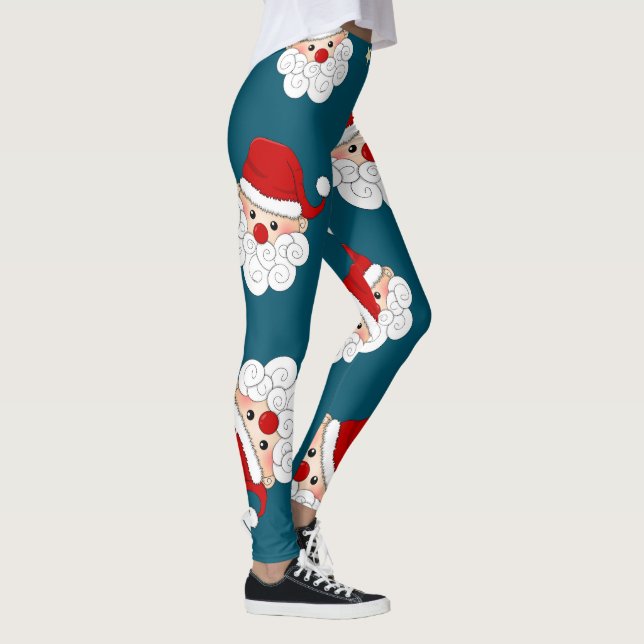 Santa Claus & Star Leggings (Rechts)