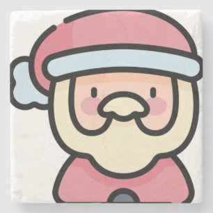 Santa-Claus Steinuntersetzer