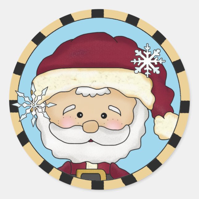 Santa Claus Stickers (Vorderseite)