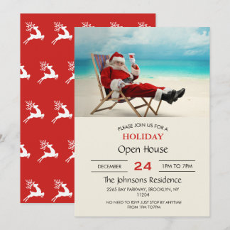 Santa Claus Summer Einladung