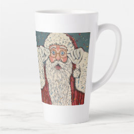 Santa Claus Surprised Milchtasse