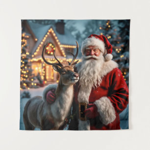 Santa Claus Tapestry Wandteppich