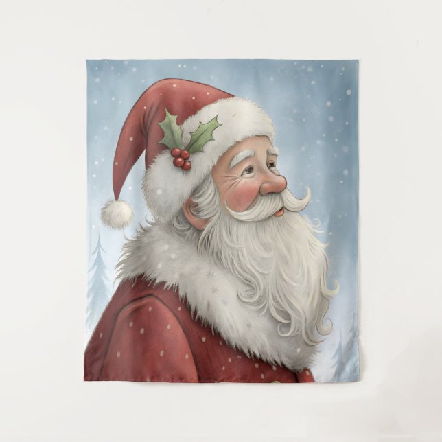 Santa Claus Tapestry Wandteppich (Vorderseite)