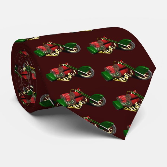 Santa Claus' Trike Krawatte (Gerollt)