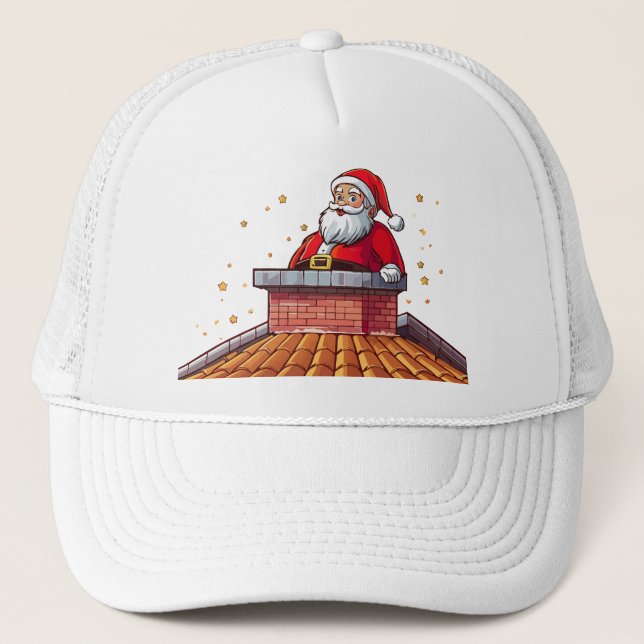 Santa Claus Truckerkappe (Vorderseite)
