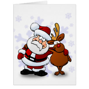 SANTA CLAUS UND RUDOLPH