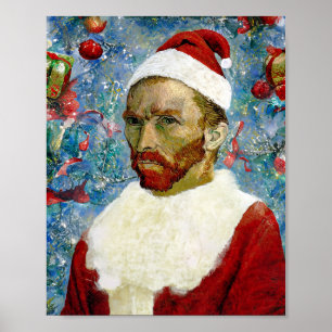 Santa Claus, Van Gogh Poster