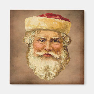 Santa Claus Vintager Kühlschrankmagnet