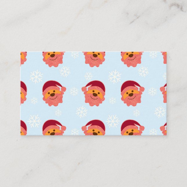 Santa Claus Visitenkarte (Vorderseite)