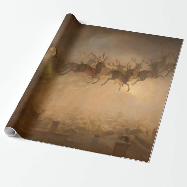 Santa Claus von William Holbrook Beard Geschenkpapier (Ungerollt)