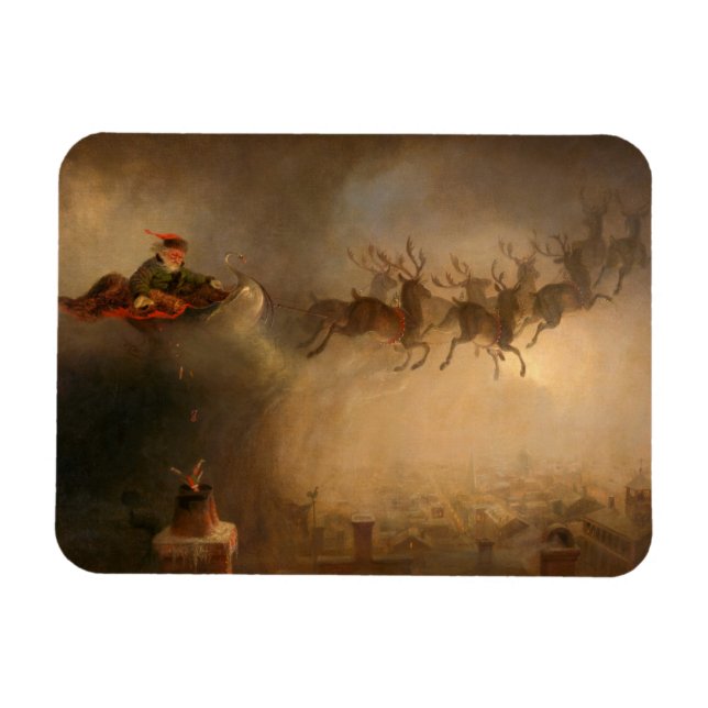 Santa Claus von William Holbrook Beard Magnet (Horizontal)