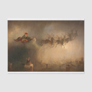 Santa Claus von William Holbrook Beard Seidenpapier
