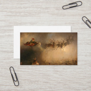 Santa Claus von William Holbrook Beard Visitenkarte
