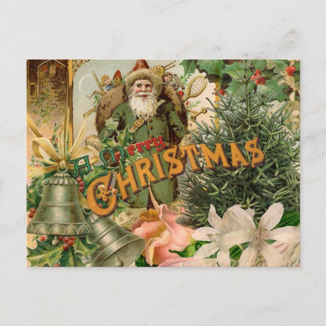 Santa Claus Weihnachten Antike Schöne Kunst (Vorderseite)
