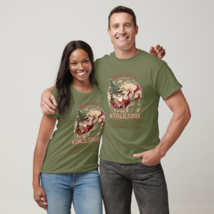 Santa Claus Weltreise-Zitat T-Shirt