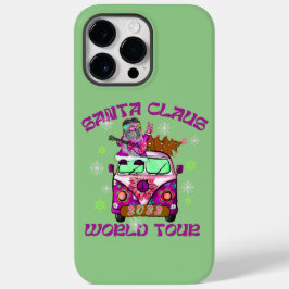 SANTA CLAUS WELTTOUR im Stil der 70er Jahre Case-Mate iPhone 14 Pro Max Hülle