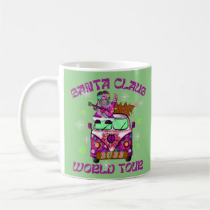 SANTA CLAUS WELTTOUR im Stil der 70er Jahre Kaffeetasse