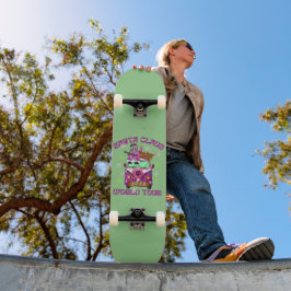 SANTA CLAUS WELTTOUR im Stil der 70er Jahre Skateboard