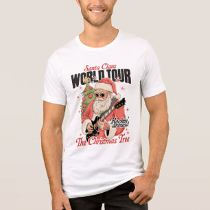 Santa Claus Welttournee Coole Weihnachtsmusik Gita Tri-Blend Shirt