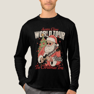 Santa Claus Welttournee Coole Weihnachtsmusik Gita Tri-Blend Shirt