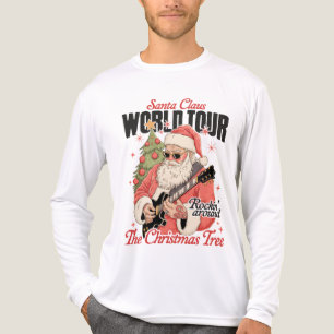 Santa Claus Welttournee Coole Weihnachtsmusik Gita Tri-Blend Shirt