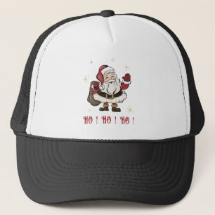 Santa Claus White und Black Trucker Hat Truckerkappe