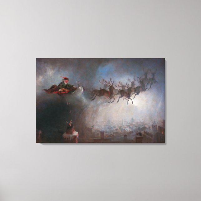 Santa Claus | William Holbrook Beard | Leinwanddruck (Vorderseite)