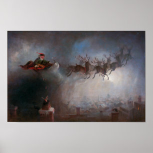 Santa Claus William Holbrook Beard Poster