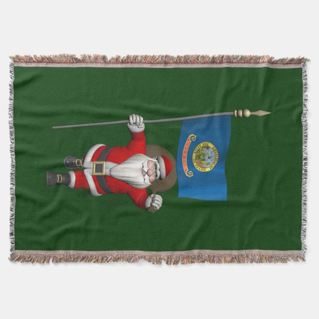 Santa Claus With Ensign Decke (Vorderseite)