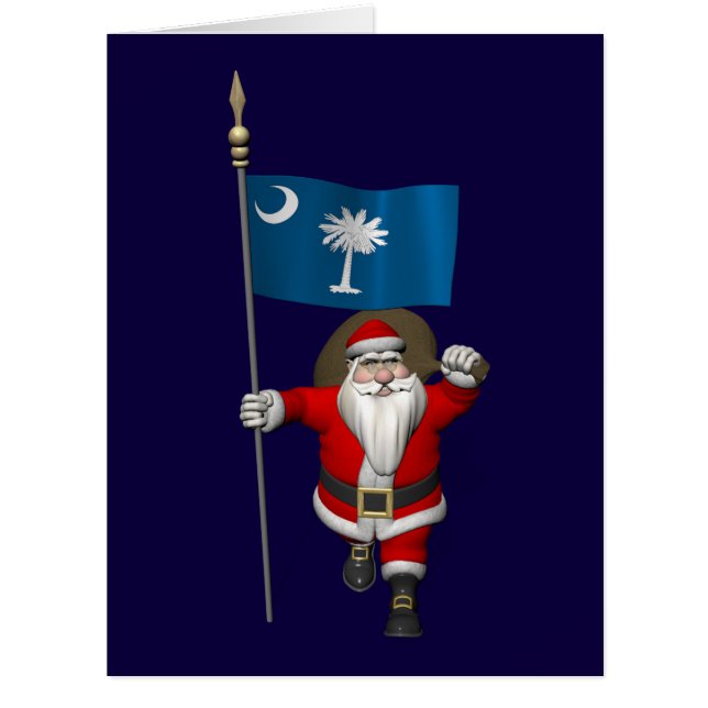 Santa Claus With Ensign Of South Carolina (Vorderseite)