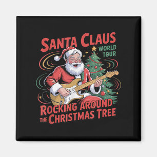 Santa Claus World Tour Rocking Magnet