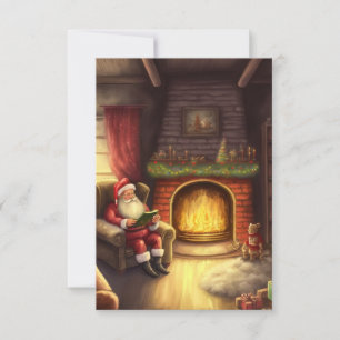 Santa Claus Xmas Vintage Postkarte