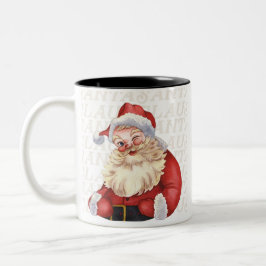Santa Claus Zweifarbige Tasse