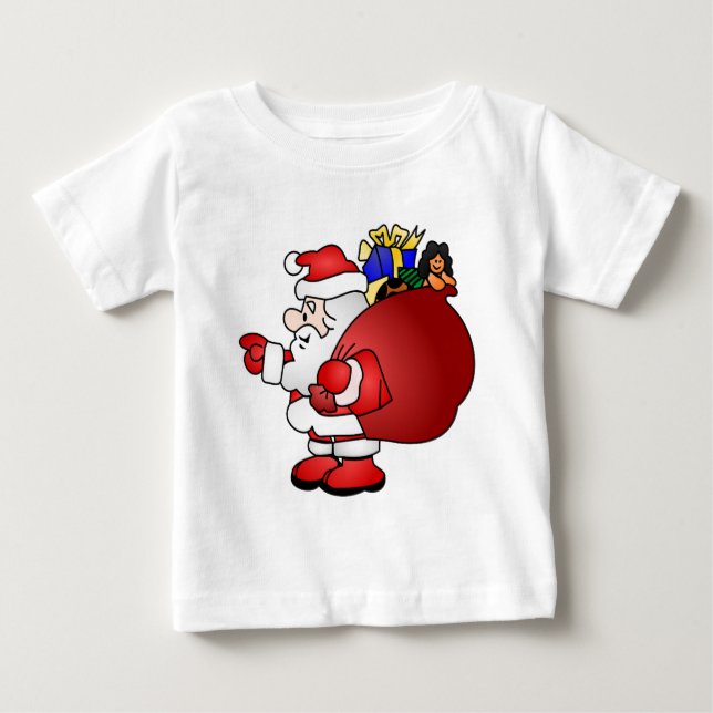 Santa Clause Baby T-shirt (Vorderseite)