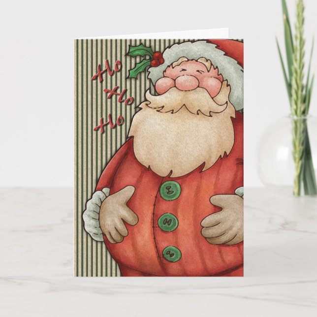 Santa Clause Card Feiertagskarte (Vorderseite)