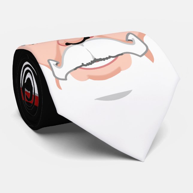 Santa Clause Cravate Festive Noël Neckties & Cadea (Roulé)