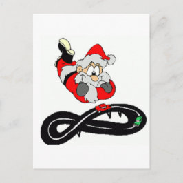 Santa Clause Feiertagspostkarte