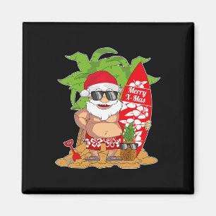 Santa Clause I Sommerferien I Weihnachten im Juli Magnet