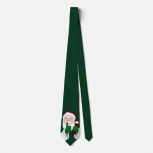 Santa Clause Krawatte Weihnachten Necktie Custom
