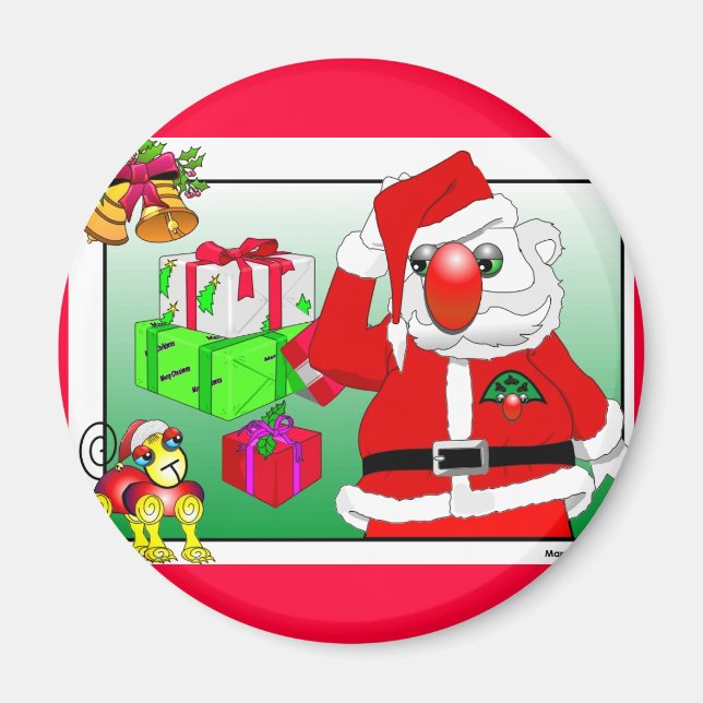 Santa Clause Magnet (Vorne)