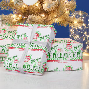 Santa Clause Nordpol Heiße Schokolade Geschenkpapier